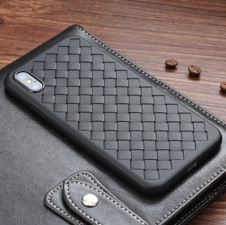 Luxury grid weaving case Luxury grid weaving case